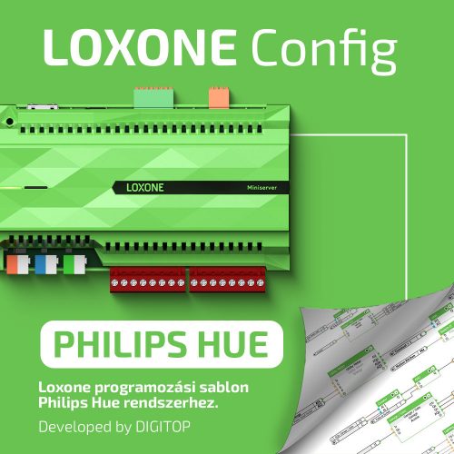 Philips Hue integrálása a Loxone rendszerbe - programozási sablon